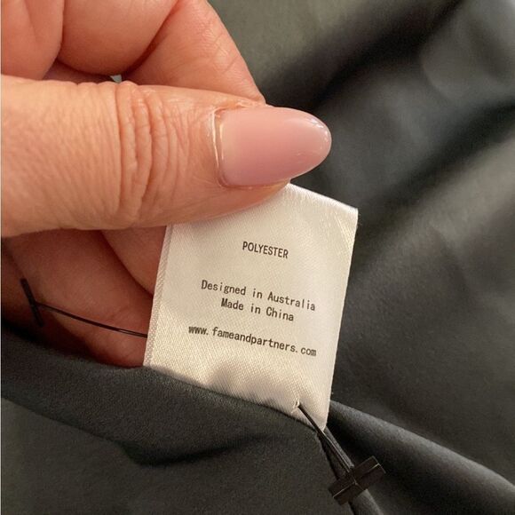 Fame and Partners Charcoal Maxi Dress, US4 - Picture 8 of 8